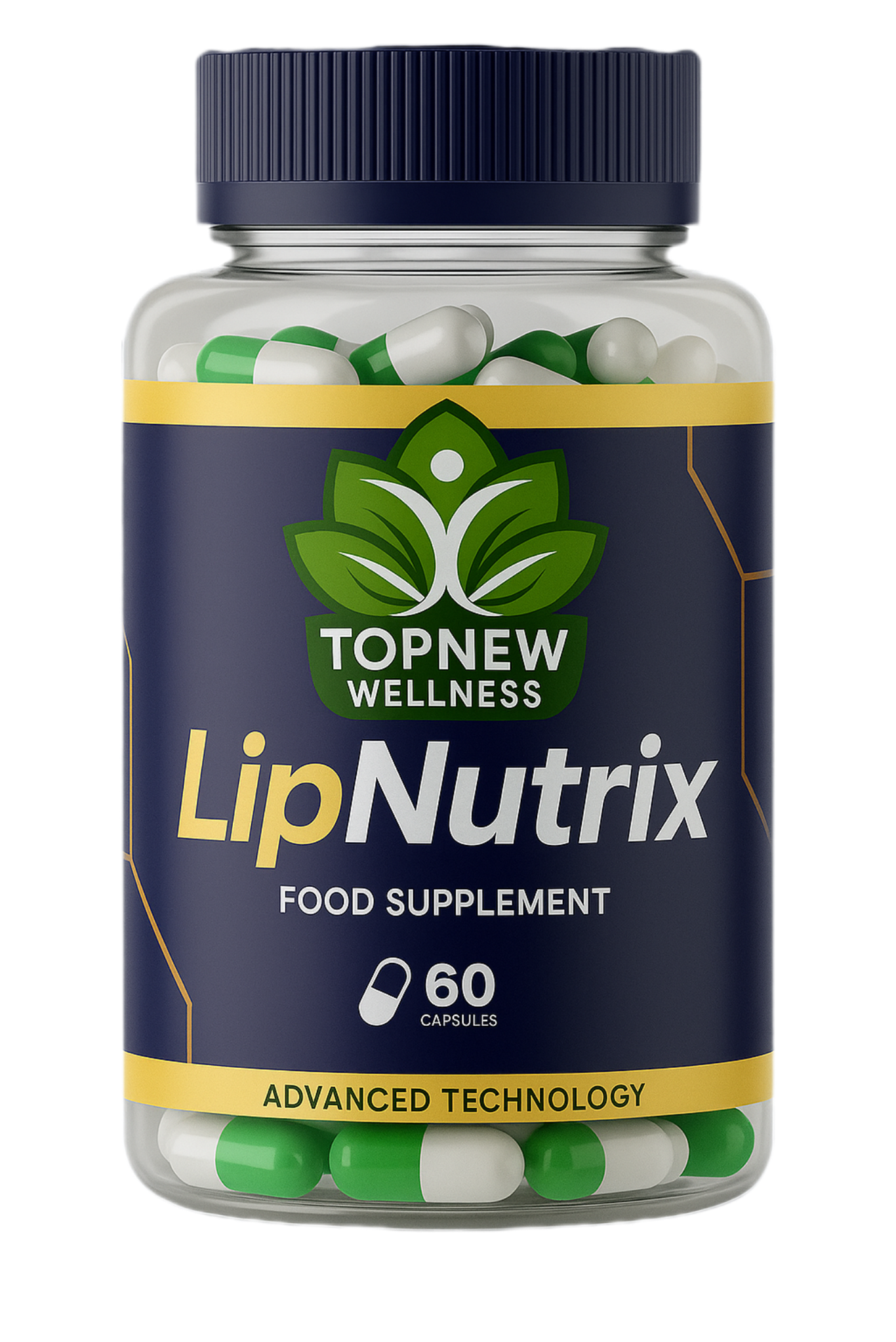 LipNutrix natural weight management food supplement, 60 capsule bottle