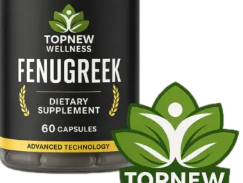 TopNew Fenugreek high strength herbal supplement capsules, 60 capsules