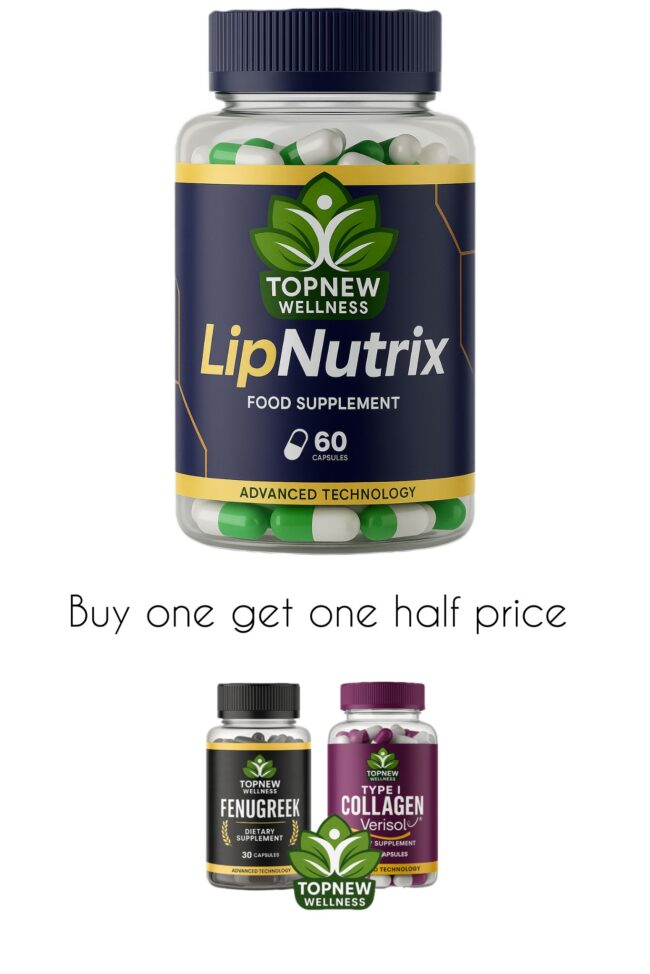 Buy 60 capsules of LipNutrix get a fenugreek or Collagen for half price