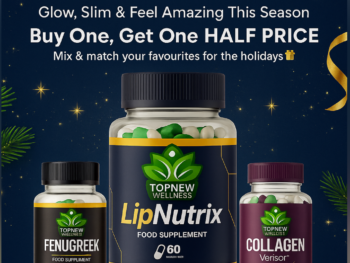 By One LipNutrix (60 Capsules) Get Fenugreek or Collagen Half Price