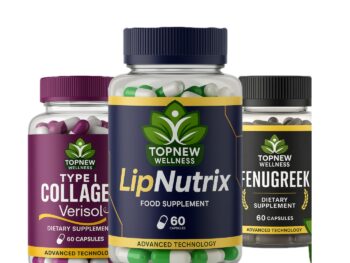 TopNew Wellness Trio: VERISOL Collagen, LipNutrix and Fenugreek supplements
